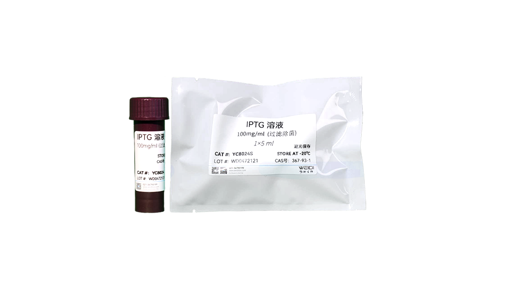 IPTG 溶液(100 mg/ml,过滤除菌)