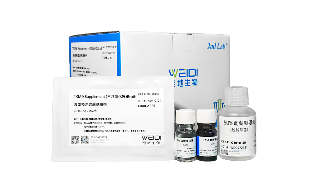 M9补充培养基(不含氯化铵)/ 1XM9 Supplement (不含氯化铵)Broth