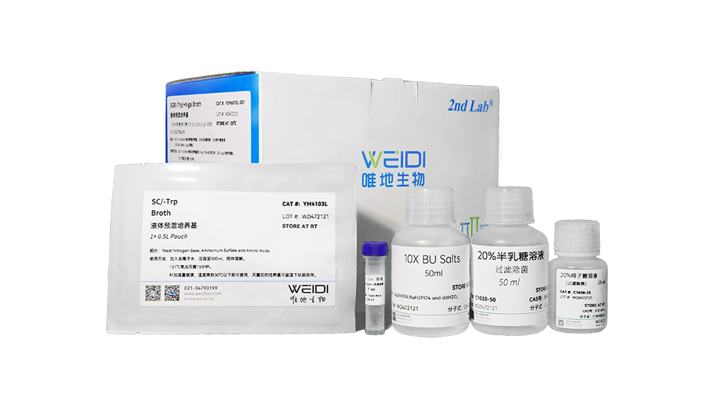SGR/–Trp/+X-gal Broth