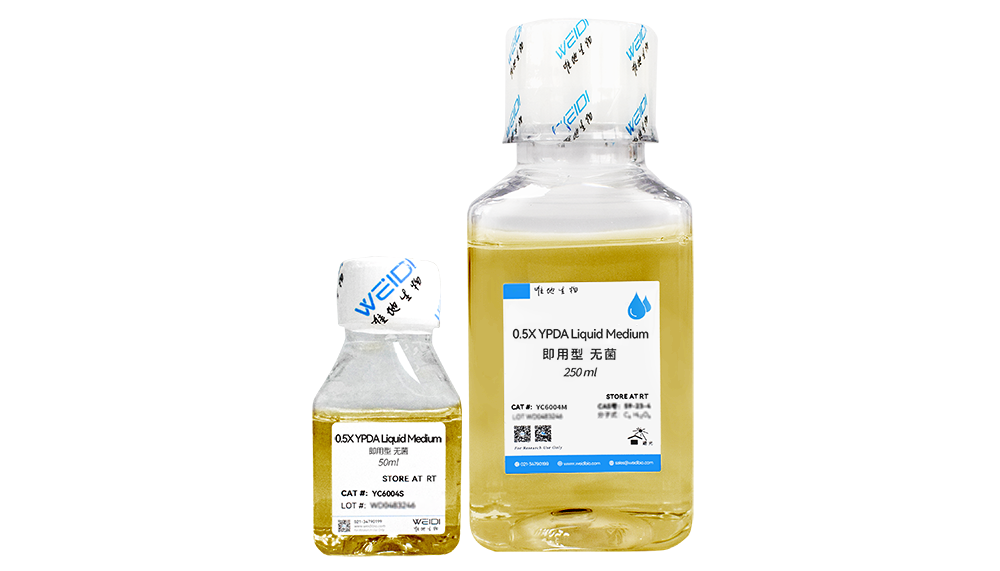 0.5X YPDA Liquid Medium